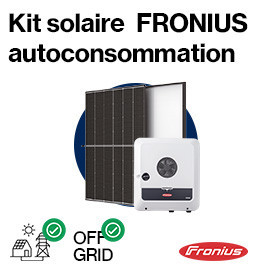 Kit solaire autoconsommation avec onduleur hybride Fronius - mode secours intégré