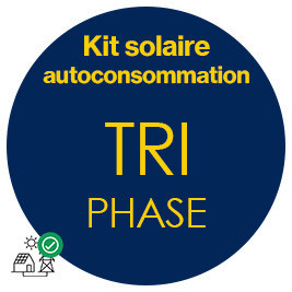 Kit solaire autoconsommation triphasé