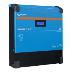 Régulateur de charge solaire - Victron Energy - MPPT SmartSolar RS-450/200-Tr de trois quart sur fond blanc