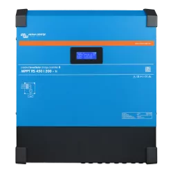 Régulateur de charge solaire - Victron Energy - MPPT SmartSolar RS-450/200-Tr de face sur fond blanc