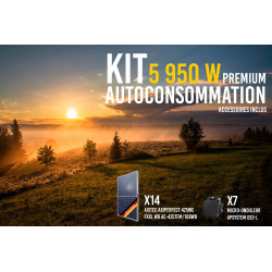 Kit solaire autoconsommation PREMIUM 5950Wc