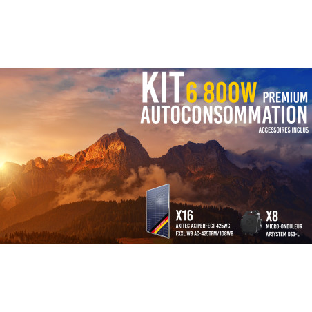 Kit solaire autoconsommation 6800Wc PREMIUM