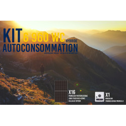 Kit solaire autoconsommation Hybride 6960Wc