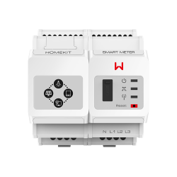 Compteur d'énergie monophasé - GoodWe - HomeKit HK 1000 de face sur fond blanc