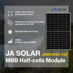 Kit solaire autoconsommation Access 3280Wc - JA Solar- GoodWe