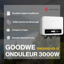 Kit solaire autoconsommation Access 3280Wc - JA Solar- GoodWe