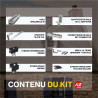 Fixations toiture ardoises - K2 Systems - Kit pour 24 panneaux