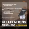 Fixations au sol - GSE Groundsystem - Kit pour 14 panneaux