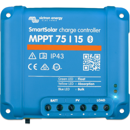 Régulateur de charge solaire - Victron Energy - MPPT SmartSolar 75/15