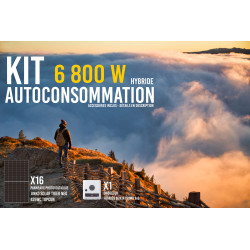 Kit solaire autoconsommation Hybride 6.0 - 6800Wc Jinko Premium