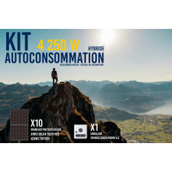 Kit solaire autoconsommation Hybride 4.0 - 4250Wc Jinko Premium