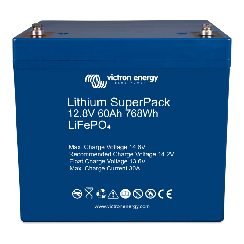 Batterie Lithium - Victron Energy SuperPack 12,8V/60Ah