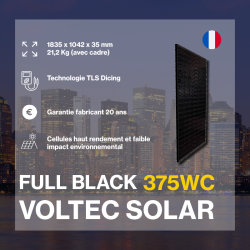 Kit solaire autoconsommation français -  3750Wc - Voltec Solar