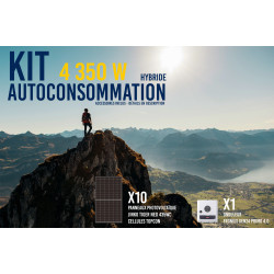Kit solaire autoconsommation Hybride 4.0 - 4350Wc - Cellules TOPCon