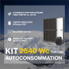 Kit solaire autoconsommation TOPCon 2640Wc - TRINA Vertex S+ - passerelle incluse