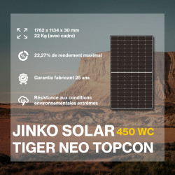 Kit solaire autoconsommation Hybride 4.6 avec batteries - 5400Wc - 5.1kWh
