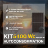 Kit solaire autoconsommation PREMIUM 5400Wc- passerelle incluse
