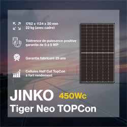 Kit solaire autoconsommation PREMIUM 6300Wc - passerelle  incluse