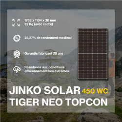 Kit solaire autoconsommation Hybride 4.0 - 4500Wc Jinko Premium