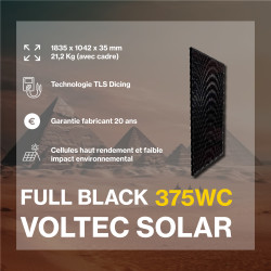 Kit solaire autoconsommation Français - 6000Wc - Voltec Solar - passerelle incluse