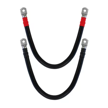 EXODA Câble Batterie 100cm Cuivre 70 Mm² Avec Cosses à Oeillets M8 - Haute Performance