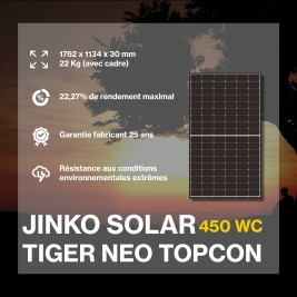 Kit solaire 3.6kWc avec batteries  - Victron Easy Solar - Pylontech