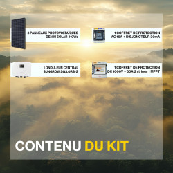 Kit solaire autoconsommation 3000Wc ECOMAX