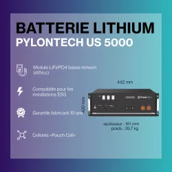 Kit solaire HYBRIDE autoconsommation TRIPHASE XL 6 à 12kWc - Onduleur DEYE et panneaux Biverre Biface