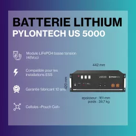 Kit solaire HYBRIDE autoconsommation TRIPHASE XL 6 à 12kWc - Onduleur DEYE et panneaux Biverre Biface