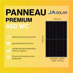 Kit solaire autoconsommation PREMIUM 3600Wc - passerelle incluse