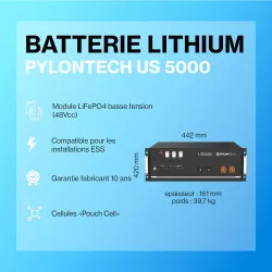 Kit solaire avec batteries 7.2kWc  - Pylontech Victron Multiplus
