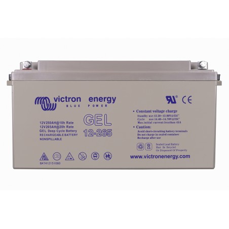 Batterie GEL Victron Energy - 12V/265Ah Gel Deep Cycle (M8)