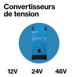 Convertisseur - Transformateur 12 à 48V en 230V